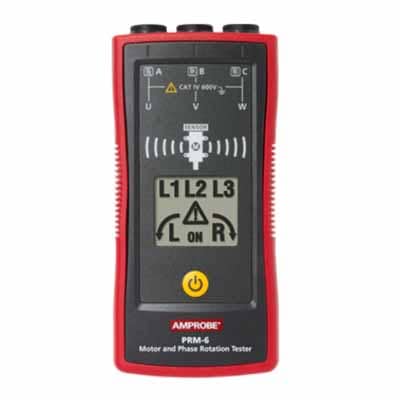 Amprobe PRM-6 Phase Sequence and Motor Rotation Tester