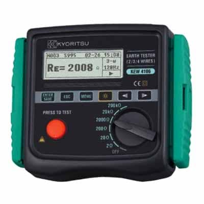 Kyoritsu KEW 4106 Earth Resistance & Resistivity Tester