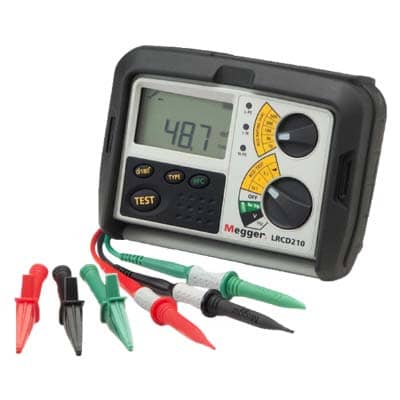 Megger Lrcd210 And Lrcd220 Combined Loop And Rcd Testers