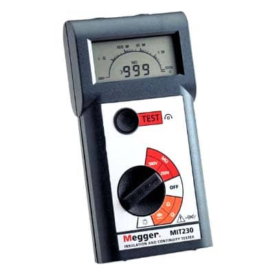 Megger Mit200 Series Pocket Sized Insulation And Continuity Testers